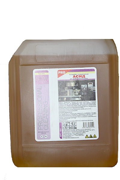 Асид 10л Очиститель кислотный Асид 10л Очиститель кислотный