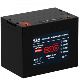 Аккумулятор тяговый литиевый 12V 75Ah WBR MBLi12-75