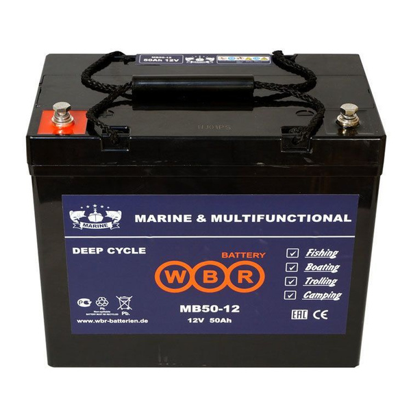Аккумулятор тяговый гелевый 12V 50Ah WBR MBG50-12