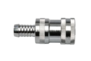 Соединение быстросъёмное (фитинг) пистолет/ёлочка с функцией «Аквастоп» 1/2" 0,15кг, 5353