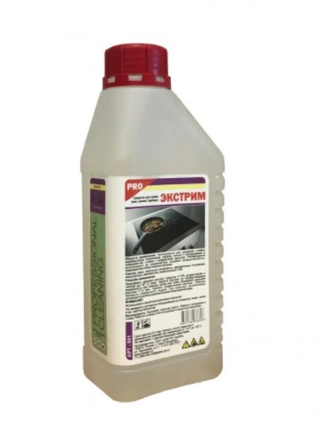 Экстрим 1л Высокощелочной очиститель для удаления нагара Экстрим 1л Высокощелочной очиститель для удаления нагара