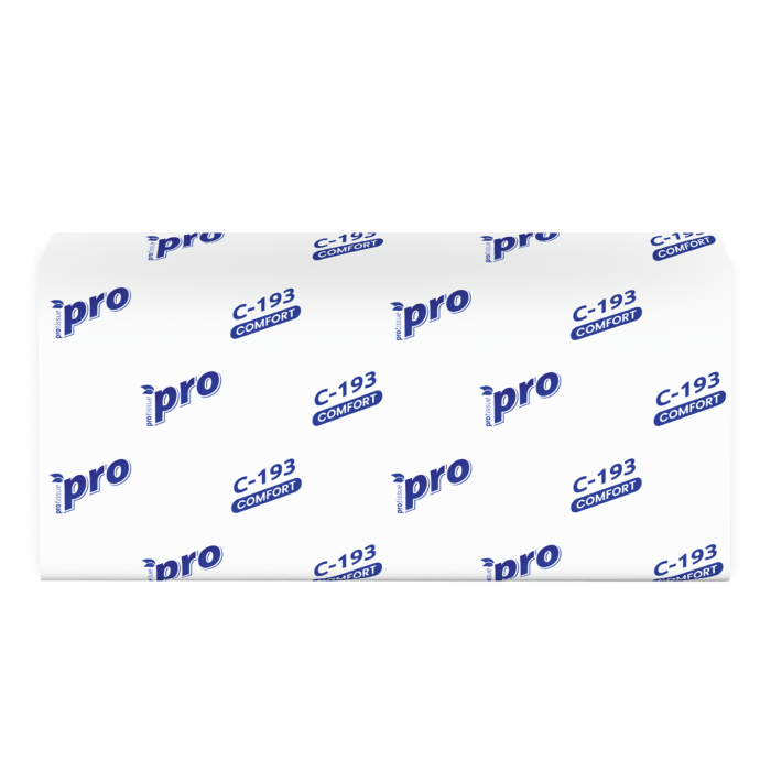 Полотенца бумажные V сложения PROtissue, 33 гр., Слои:1, упаковка 20 пачек по 250 листов