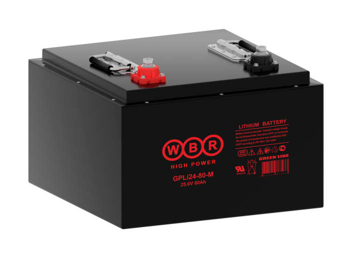 Аккумулятор тяговый литиевый 24V 80Ah WBR GPLi24-80-M