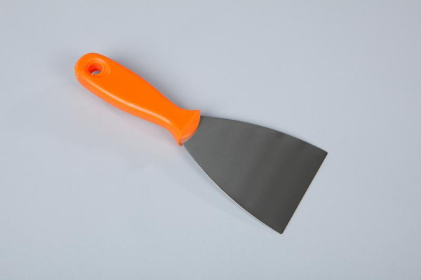 Скребок с рабочей пластиной из нержавеющей стали 80х240мм