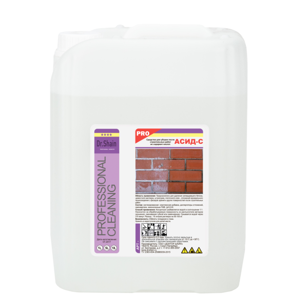 Асид-С 0,75 л Средство для уборки послестроительных работ