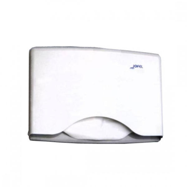 Диспенсер Jofel д/бум. покрытий на сиделье унитаза, ABS-пластик, цвет белый Диспенсер Jofel д/бум. покрытий на сиделье унитаза, ABS-пластик, цвет белый