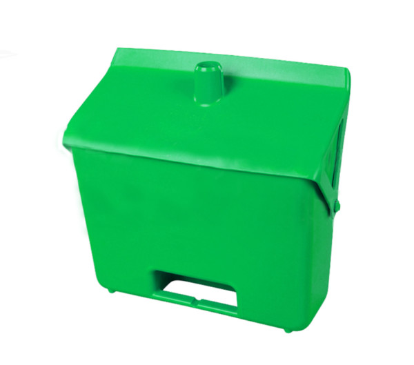 Совок с крышкой и резьбой под рукоять 330х310мм