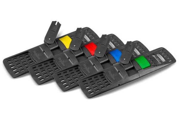 Флаундер ПРО-50 см, серый, красная кнопка