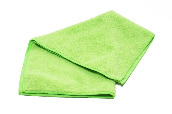 Салфетка из микрофибры 30*30 220г/м2 зеленая