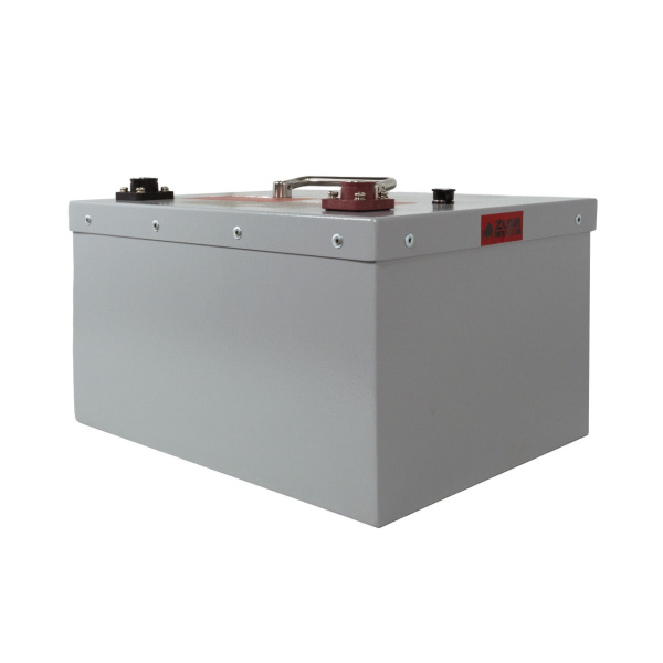 Аккумулятор тяговый литиевый LiFePO4 24V / 105Ah Terminal M8 + цветной индикатор заряда Daly 3