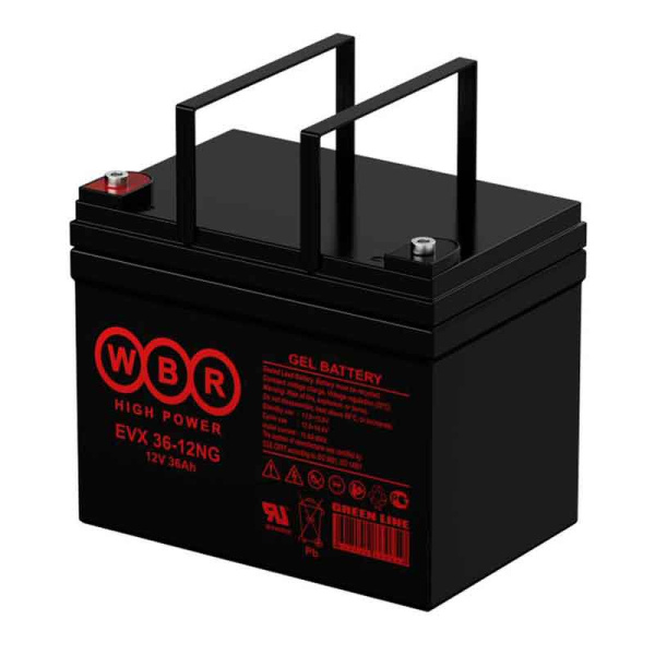 Аккумулятор тяговый гелевый 12V 36Ah WBR EVX36-12G