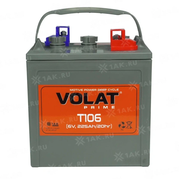 Аккумулятор тяговый гелевый Volat T106 6V 225Ah Аккумулятор тяговый гелевый Volat T106 6V 225Ah