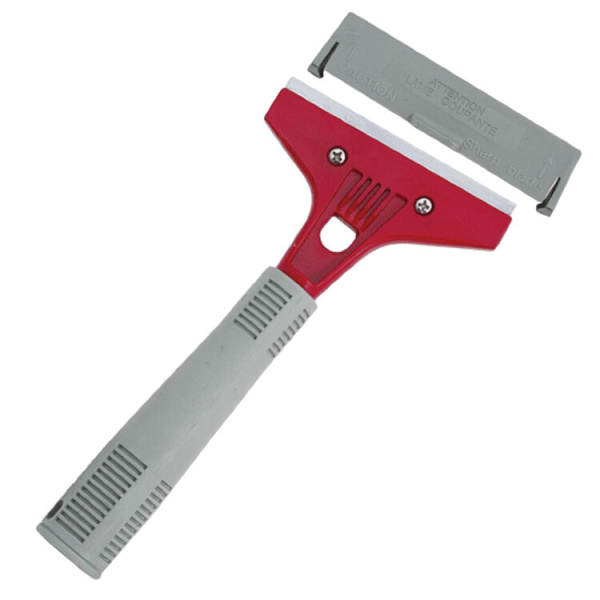 Скребок для пола и окон металлическая ручка (29см) лезвие 10 см (Китай) 1/100